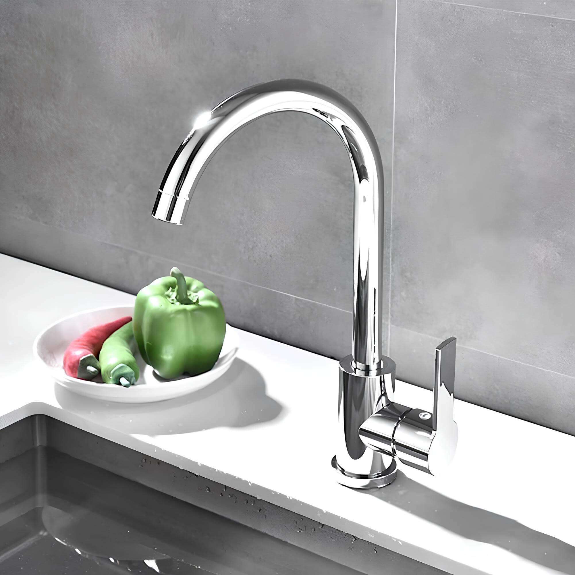 Robinet mitigeur évier bec orientable L'art du robinet