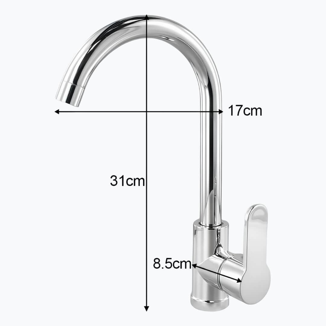 Robinet mitigeur évier bec orientable L'art du robinet