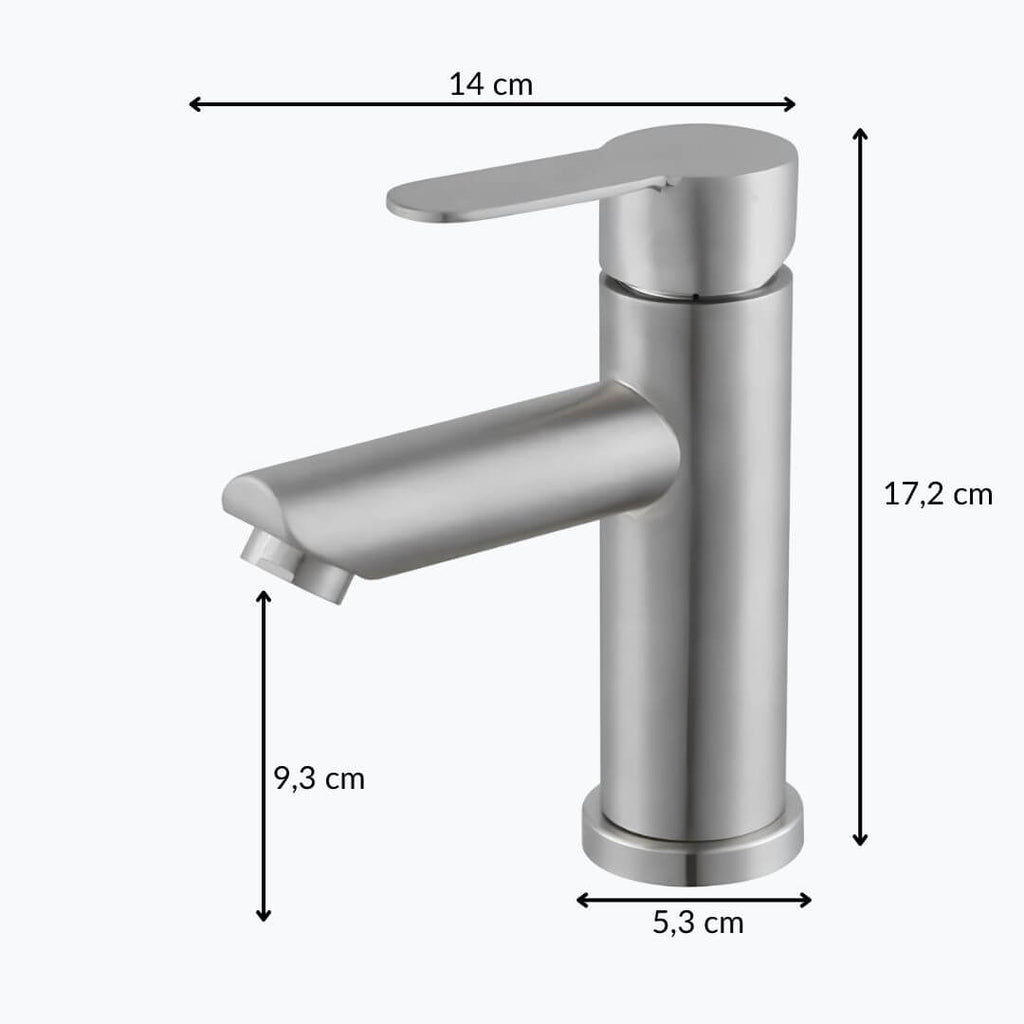 Robinet mitigeur inox monocommande cuisine et salle de bain L'art du robinet