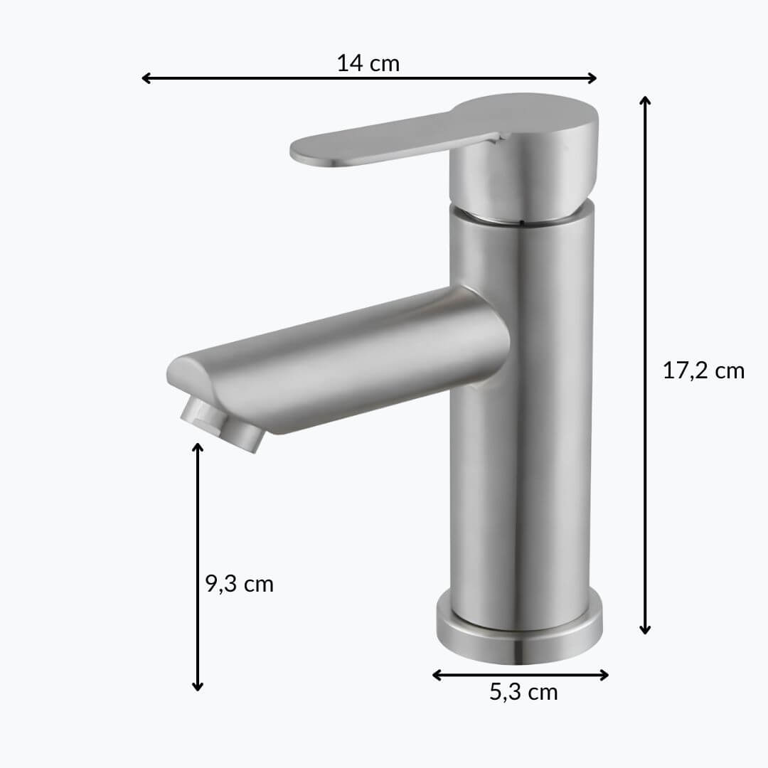 Robinet mitigeur inox monocommande cuisine et salle de bain L'art du robinet