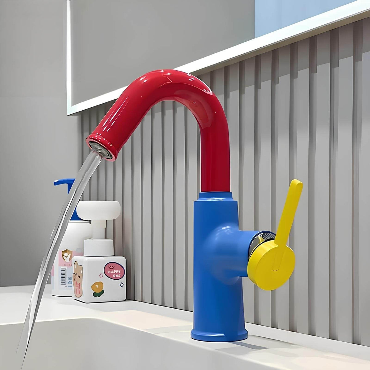 Robinet mitigeur laiton bec pivotant 360° contemporain L'art du robinet
