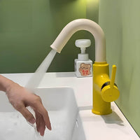 Robinet mitigeur laiton bec pivotant 360° contemporain L'art du robinet