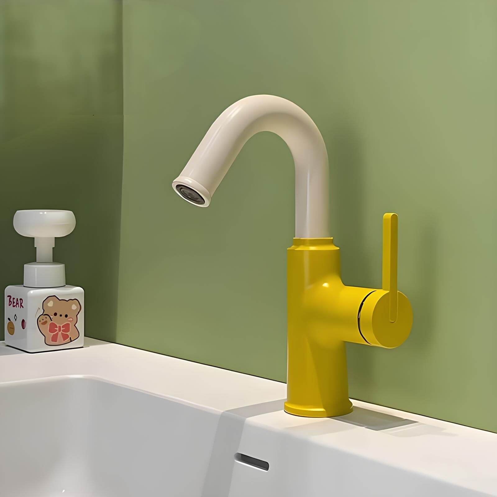 Robinet mitigeur laiton bec pivotant 360° contemporain L'art du robinet