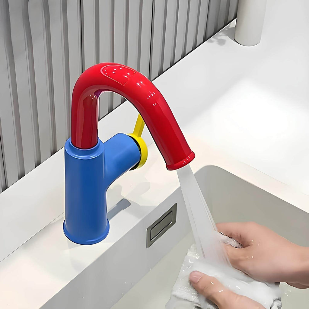 Robinet mitigeur laiton bec pivotant 360° contemporain L'art du robinet