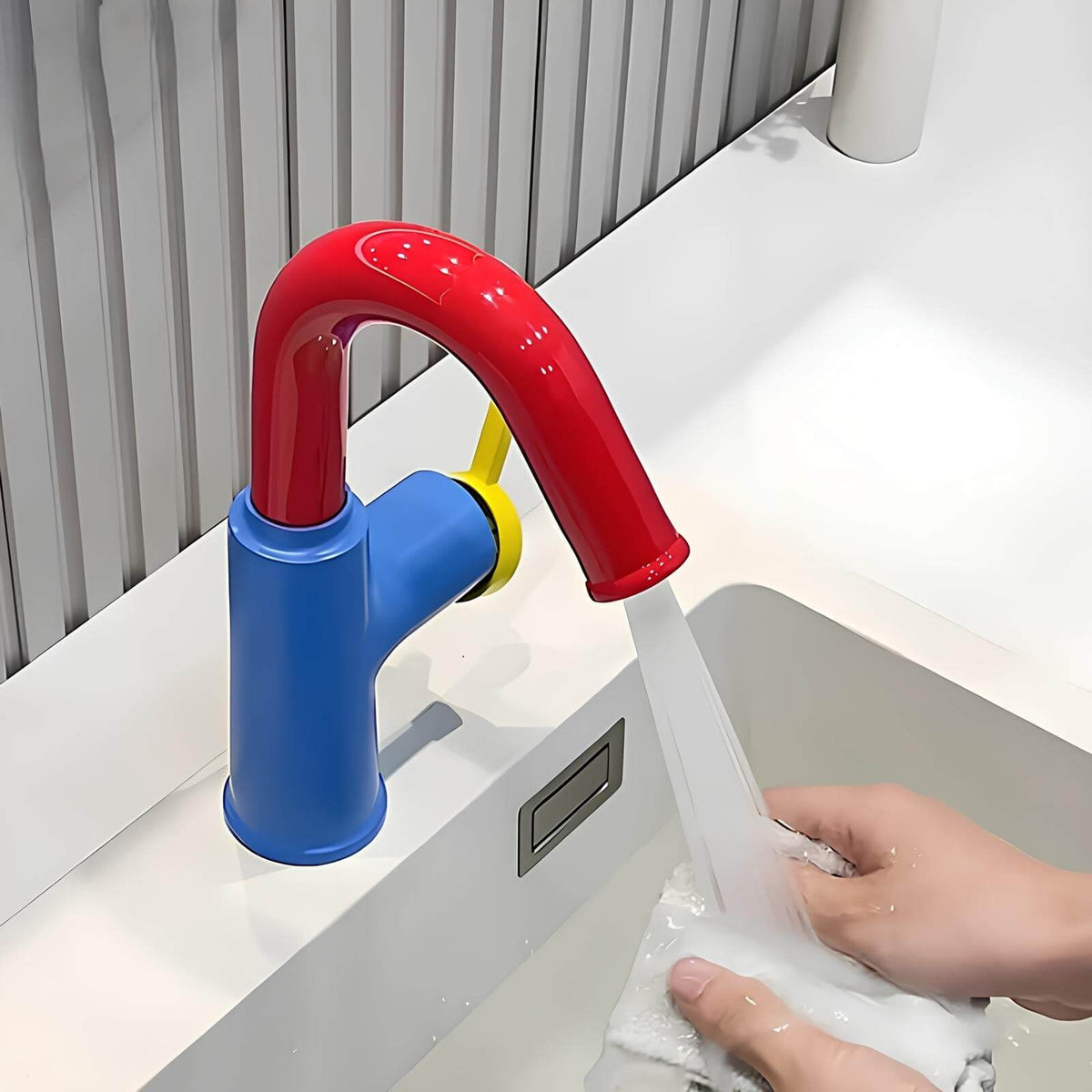 Robinet mitigeur laiton bec pivotant 360° contemporain L'art du robinet