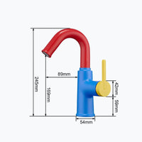 Robinet mitigeur laiton bec pivotant 360° contemporain L'art du robinet