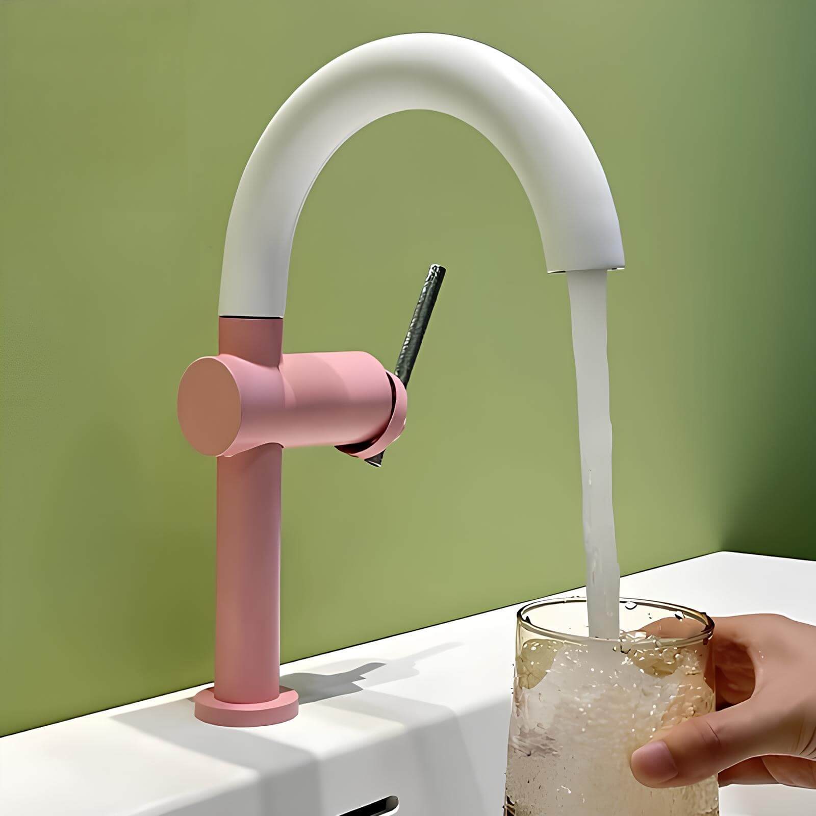 Robinet mitigeur laiton bec rotatif 360° brossé L'art du robinet