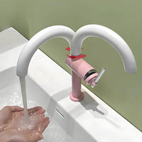 Robinet mitigeur laiton bec rotatif 360° brossé L'art du robinet