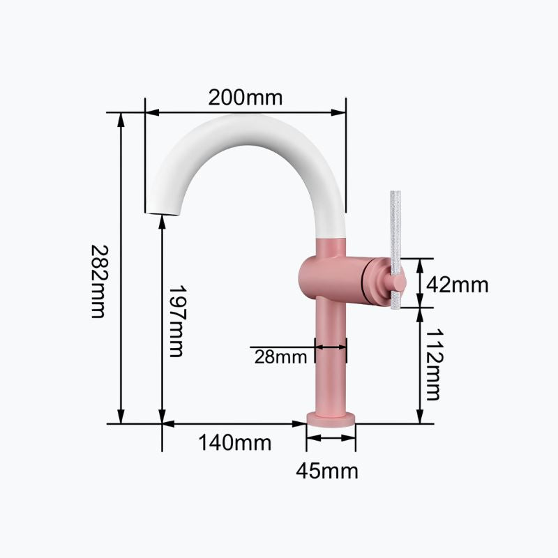 Robinet mitigeur laiton bec rotatif 360° brossé L'art du robinet