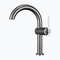 Robinet mitigeur laiton bec rotatif 360° brossé L'art du robinet