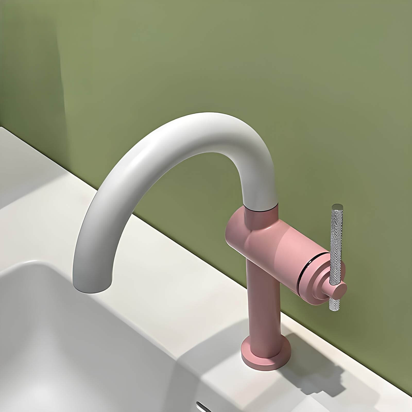 Robinet mitigeur laiton bec rotatif 360° brossé L'art du robinet