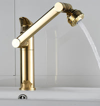 Robinet mitigeur lavabo bronze antique vintage L'art du robinet