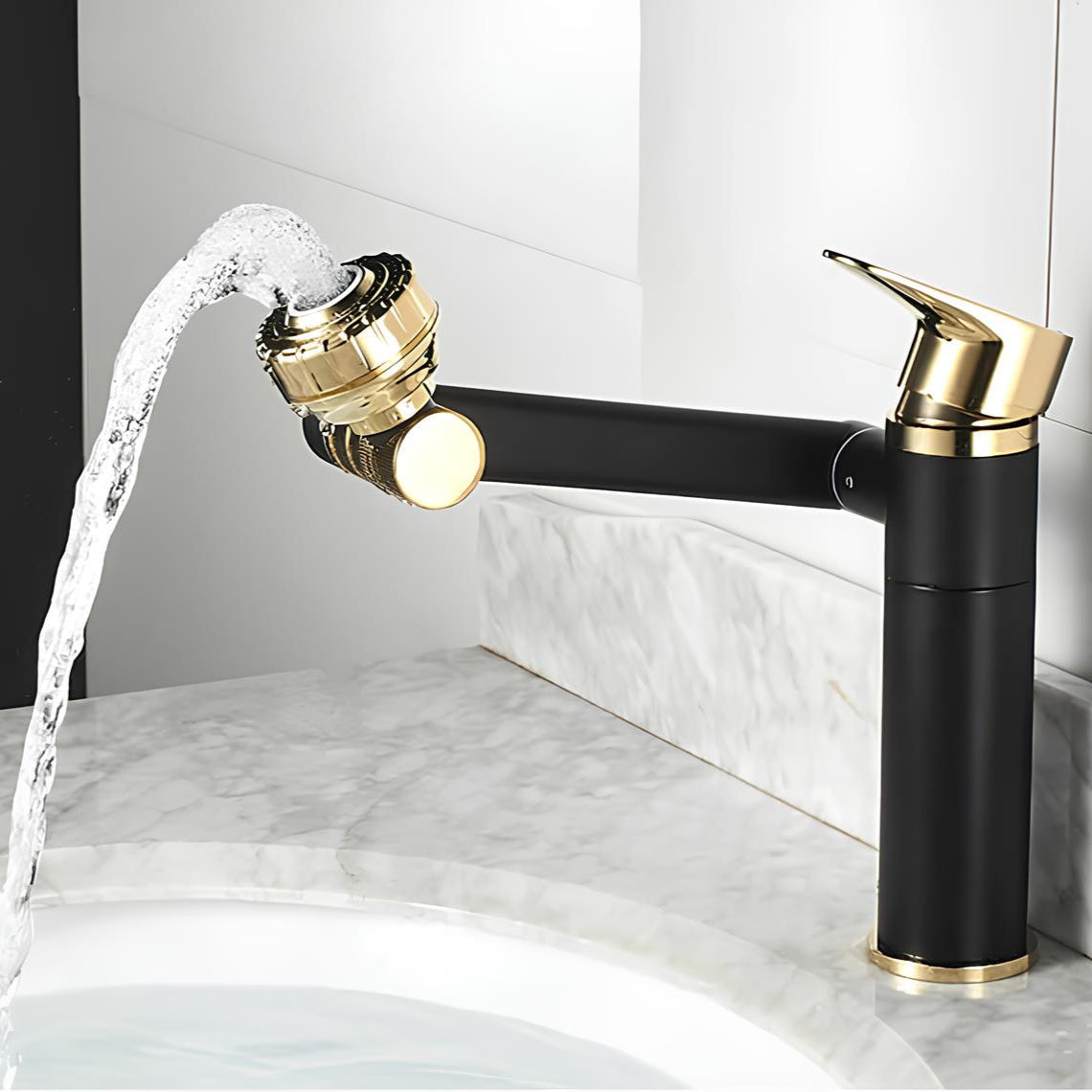 Robinet mitigeur lavabo bronze antique vintage L'art du robinet
