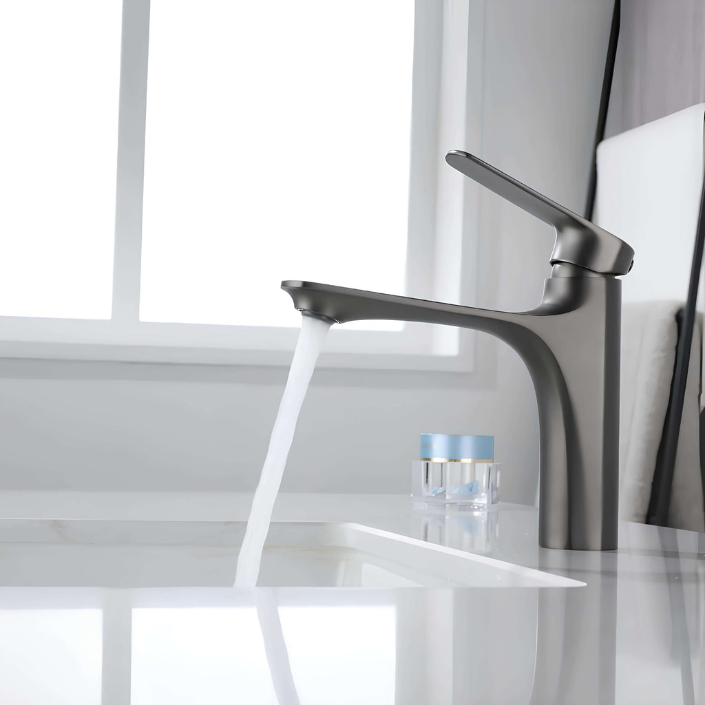 Robinet mitigeur lavabo design contemporain L'art du robinet