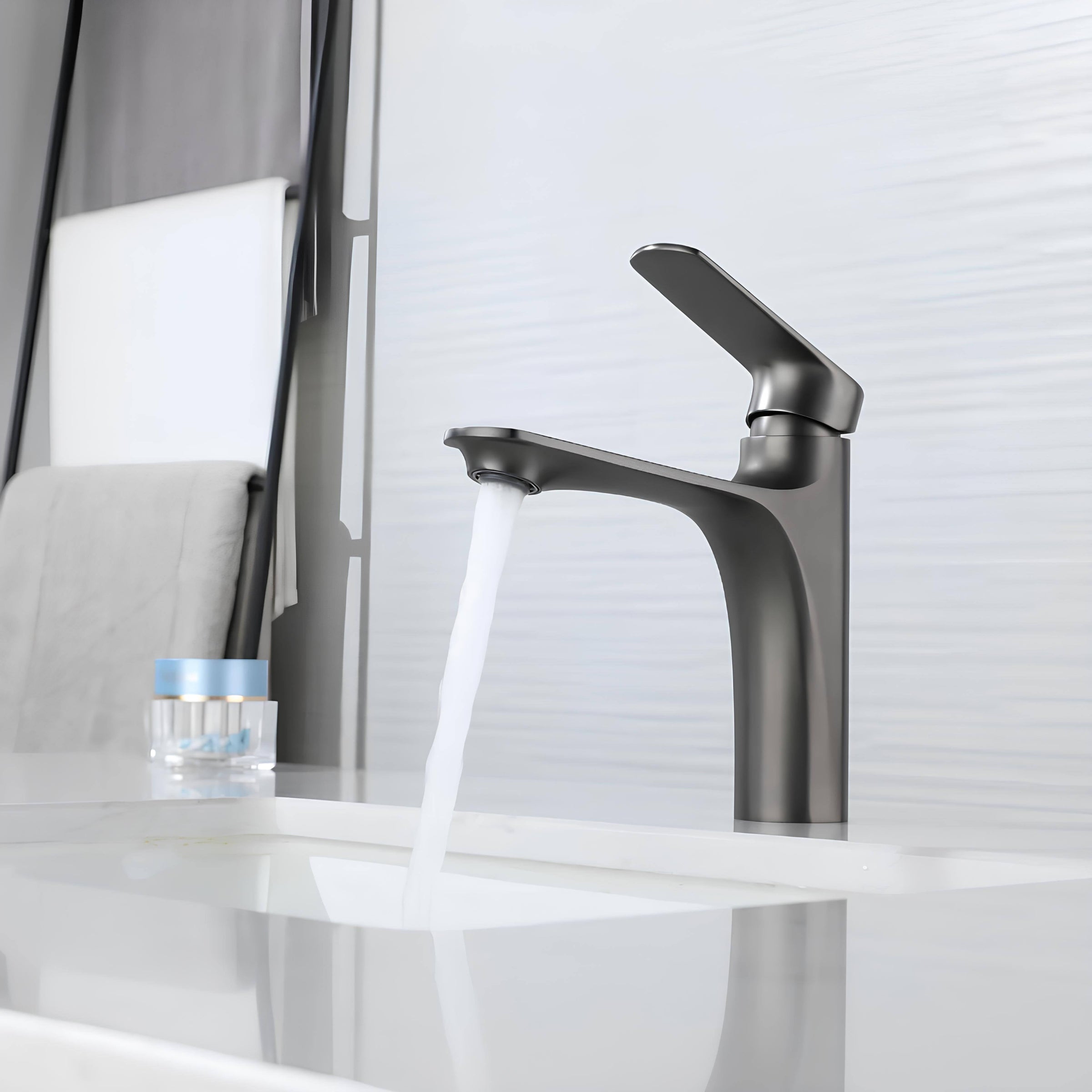 Robinet mitigeur lavabo design contemporain L'art du robinet