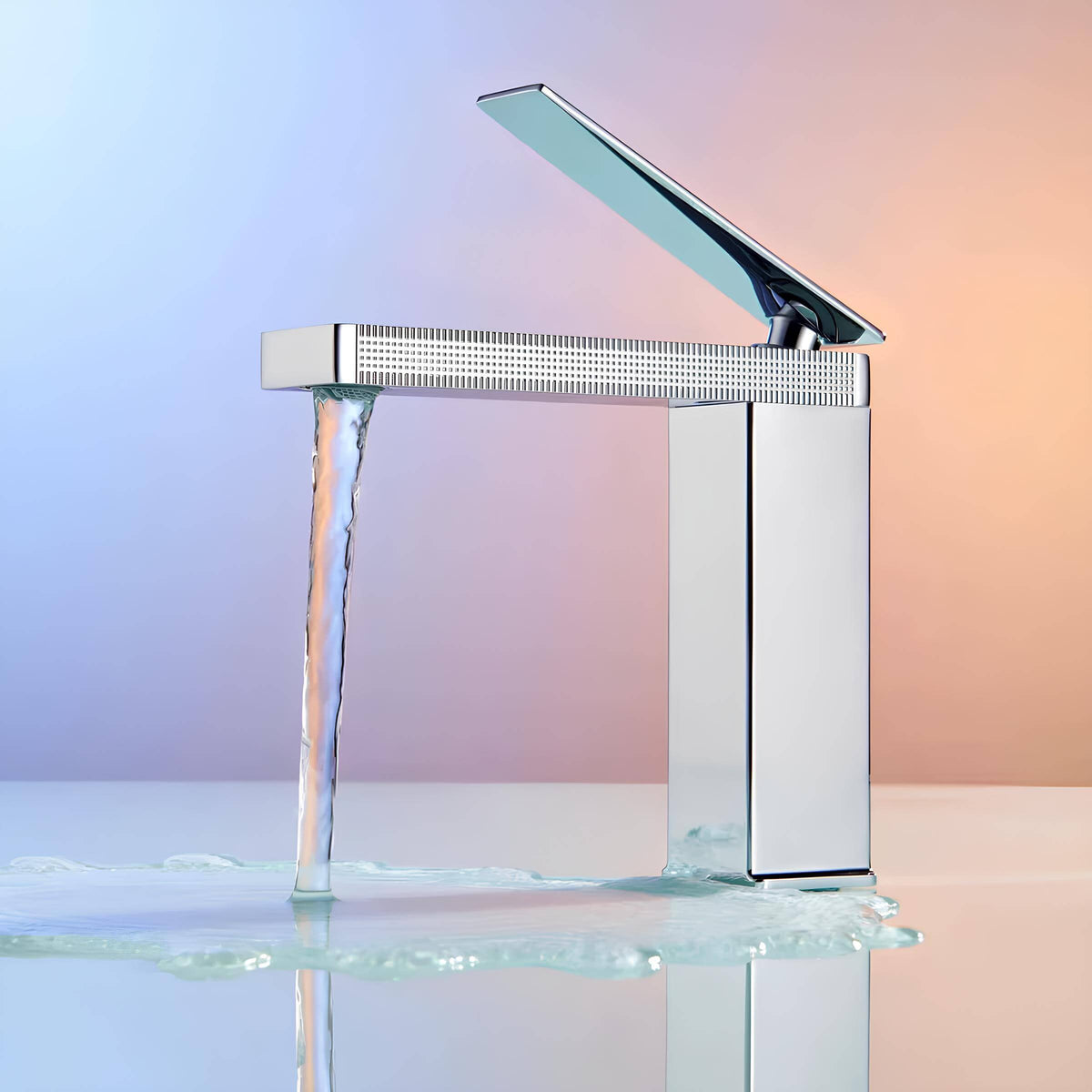 Robinet mitigeur lavabo laiton design épuré L'art du robinet
