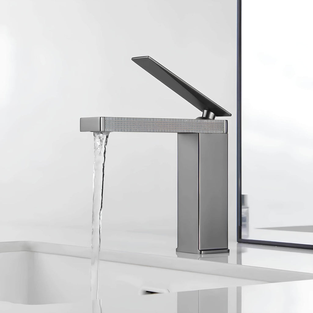 Robinet mitigeur lavabo laiton design épuré L'art du robinet