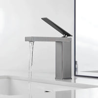Robinet mitigeur lavabo laiton design épuré L'art du robinet