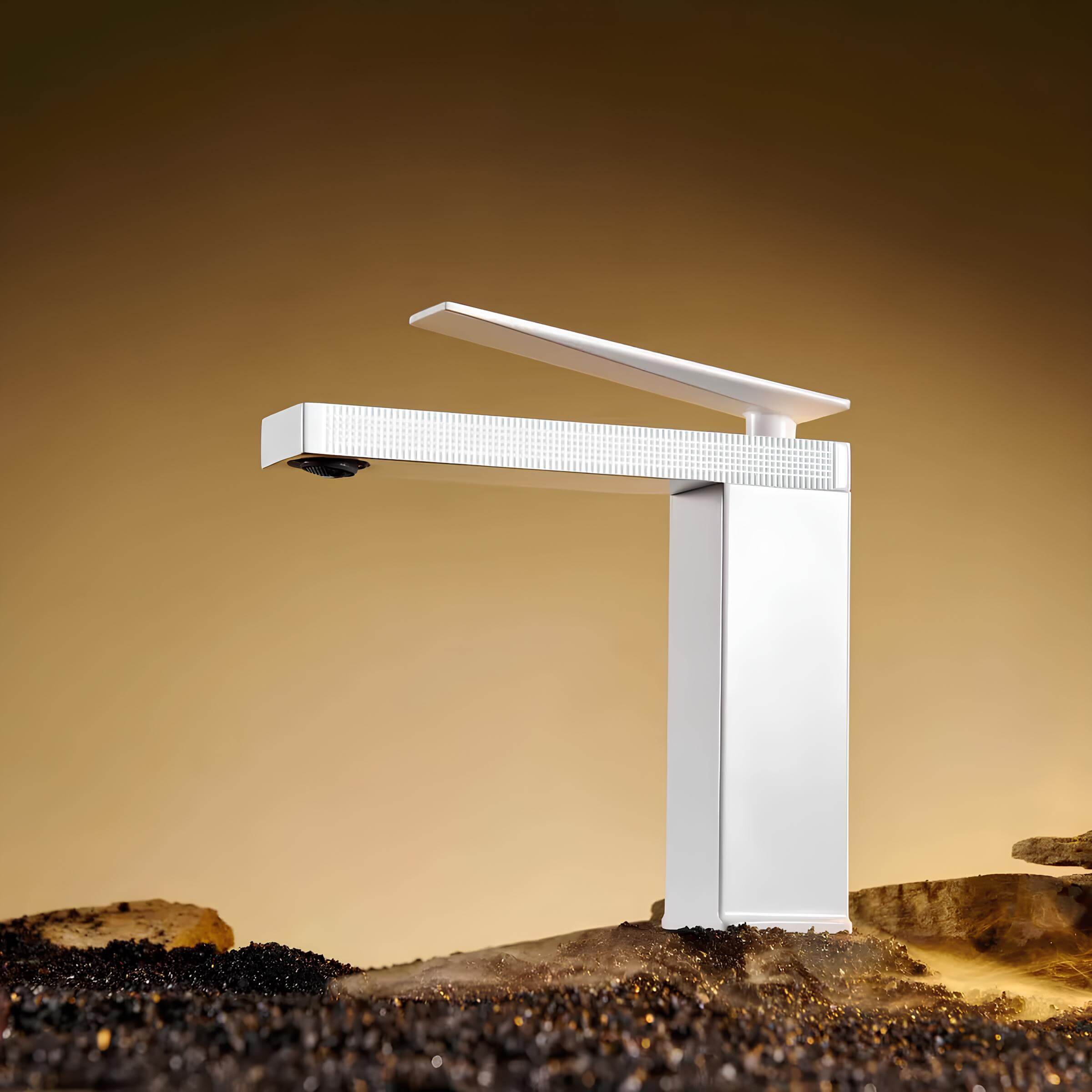 Robinet mitigeur lavabo laiton design épuré L'art du robinet