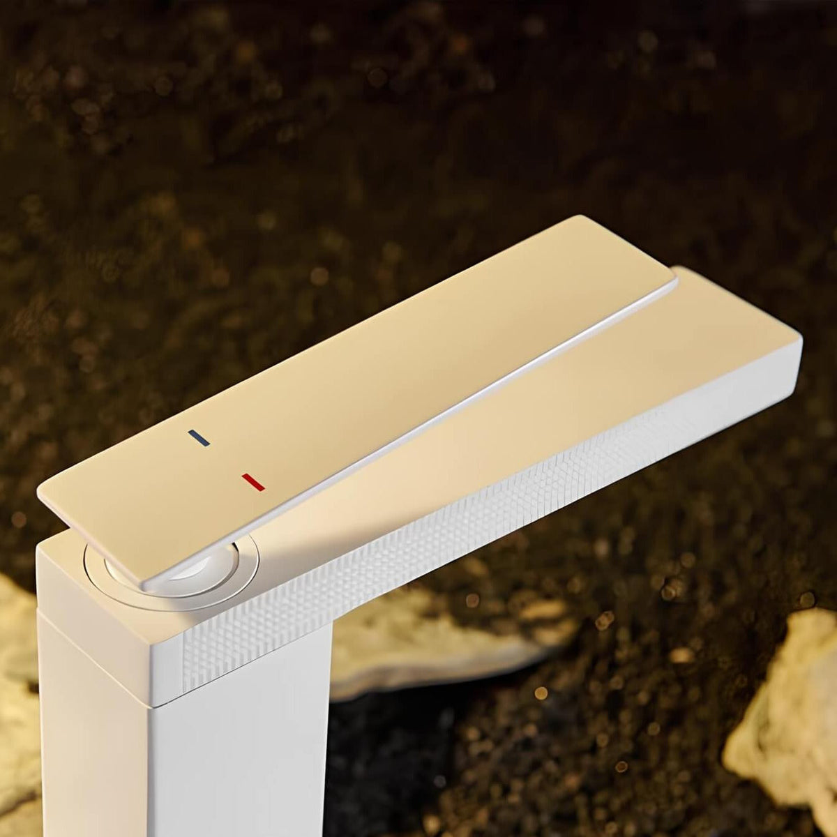 Robinet mitigeur lavabo laiton design épuré L'art du robinet
