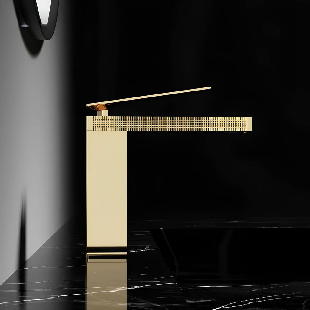 Robinet mitigeur lavabo laiton design épuré L'art du robinet