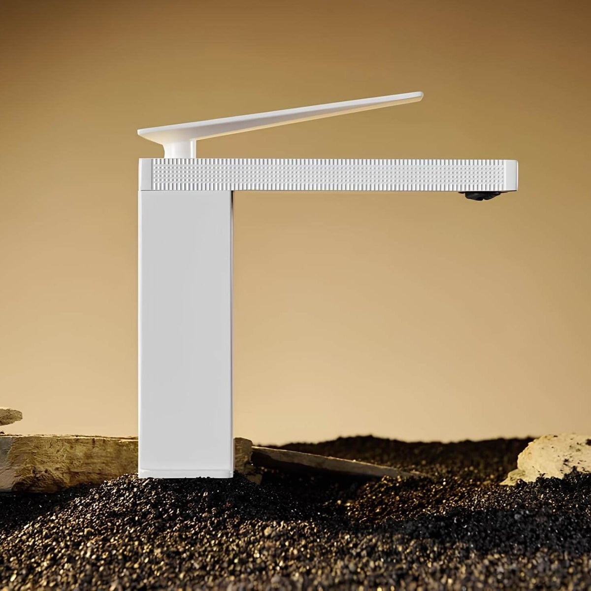Robinet mitigeur lavabo laiton design épuré L'art du robinet