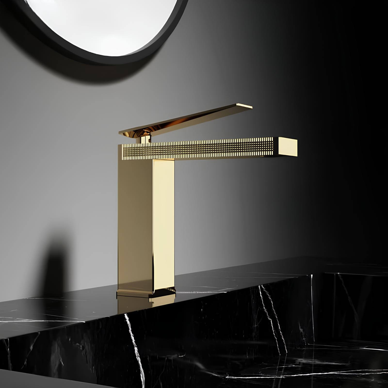 Robinet mitigeur lavabo laiton design épuré L'art du robinet