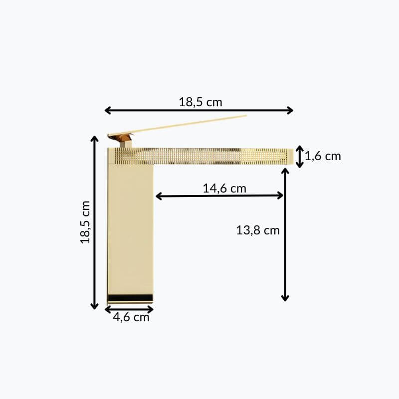 Robinet mitigeur lavabo laiton design épuré L'art du robinet