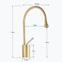 Robinet mitigeur lavabo rotatif 360° design L'art du robinet