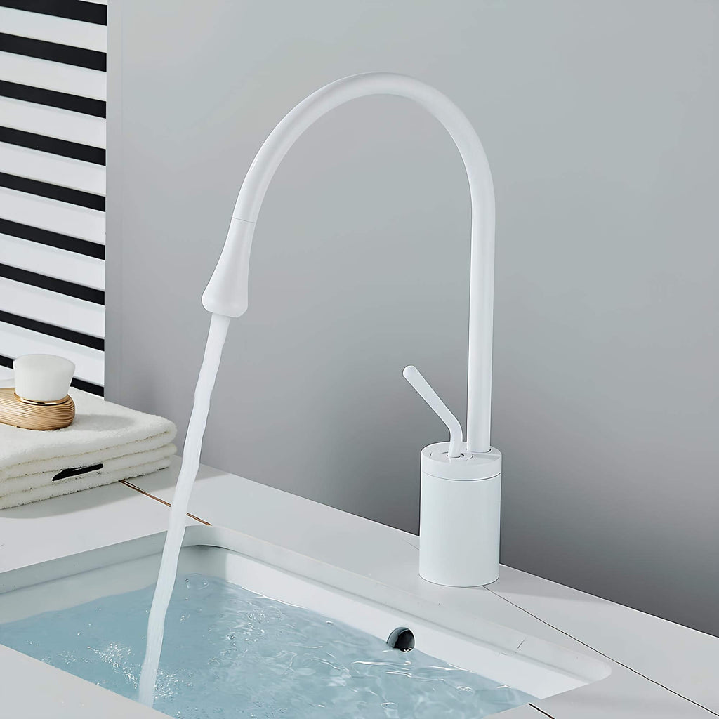 Robinet mitigeur lavabo rotatif 360° design L'art du robinet