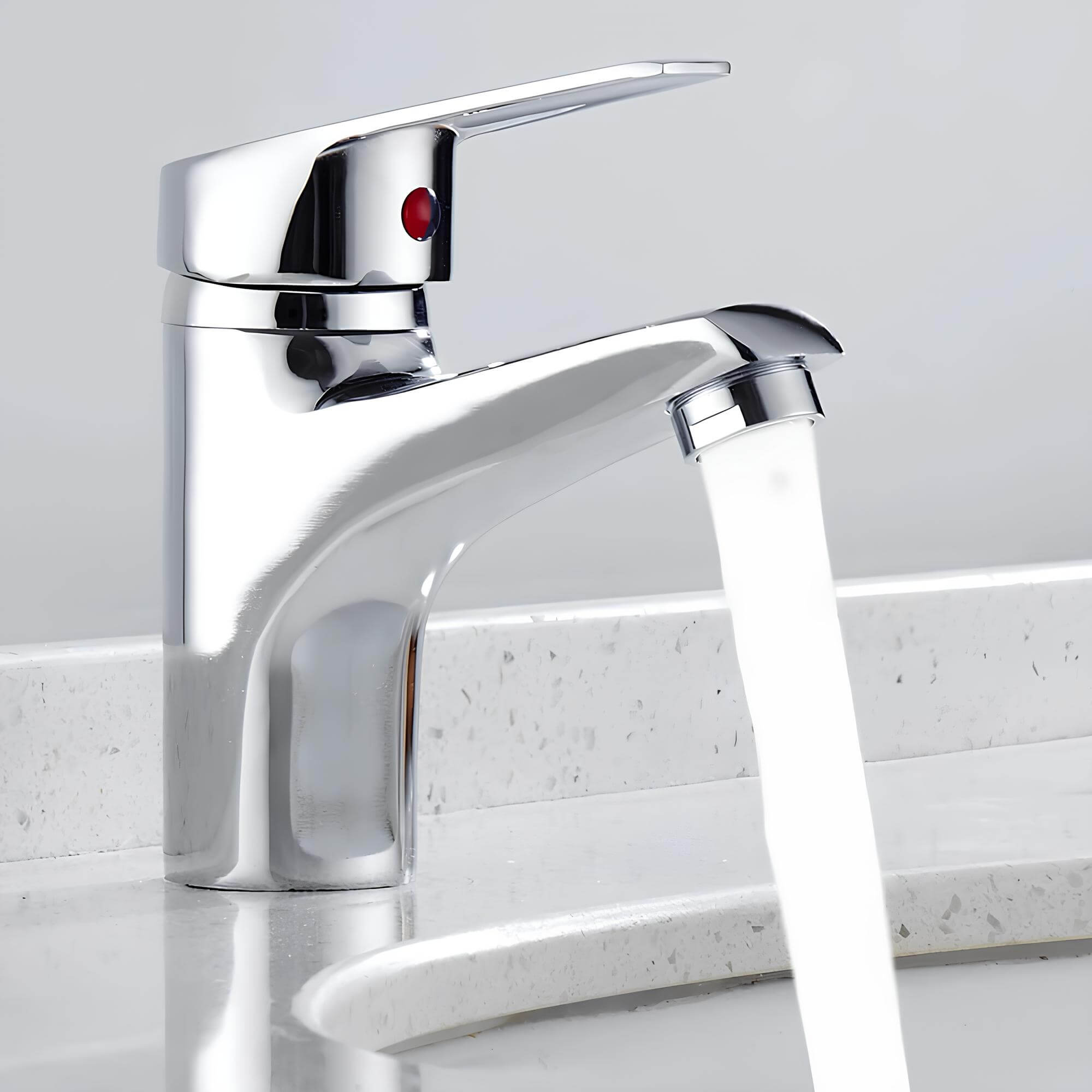 Robinet mitigeur monotrou lavabo chrome L'art du robinet