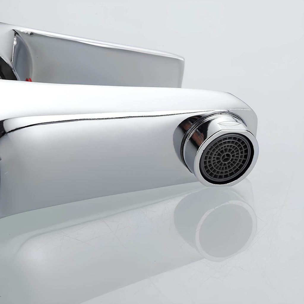 Robinet mitigeur monotrou lavabo chrome L'art du robinet