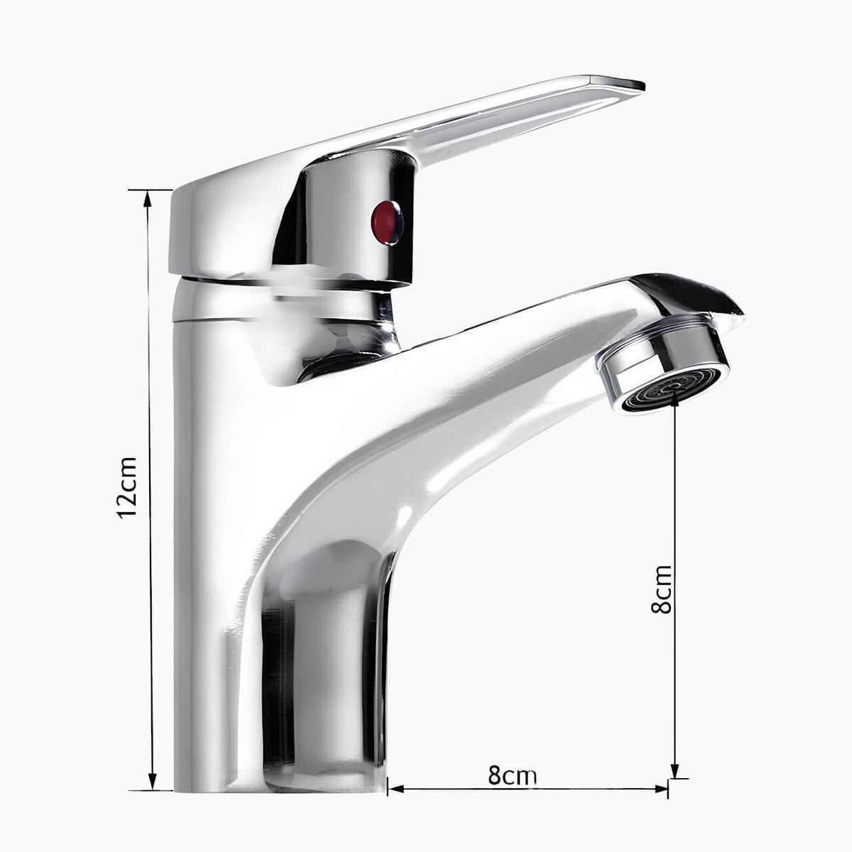 Robinet mitigeur monotrou lavabo chrome L'art du robinet