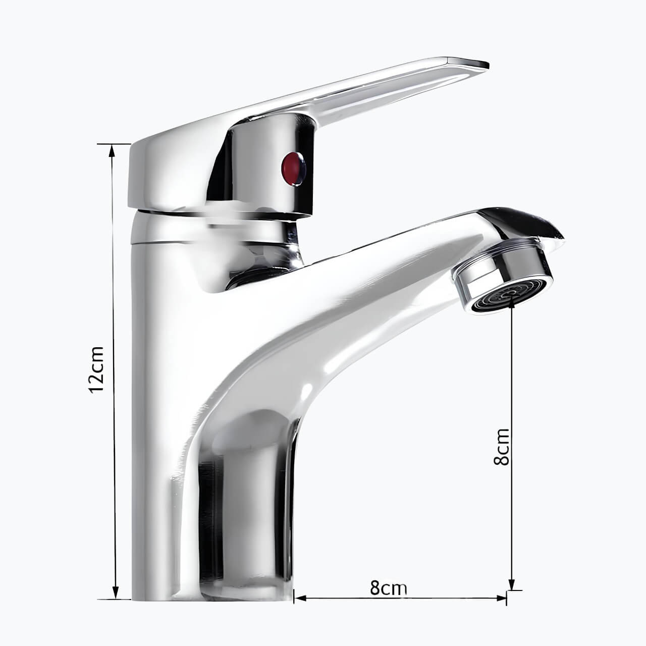 Robinet mitigeur monotrou lavabo chrome L'art du robinet