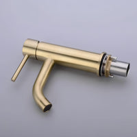 Robinet mitigeur or brossé inox L'art du robinet