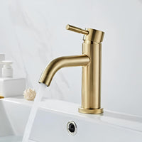 Robinet mitigeur or brossé inox L'art du robinet