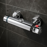 Robinet mitigeur thermostatique chrome salle de bain L'art du robinet