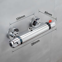 Robinet mitigeur thermostatique chrome salle de bain L'art du robinet