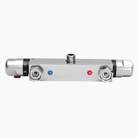 Robinet mitigeur thermostatique chrome salle de bain L'art du robinet
