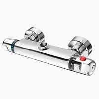 Robinet mitigeur thermostatique chrome salle de bain L'art du robinet