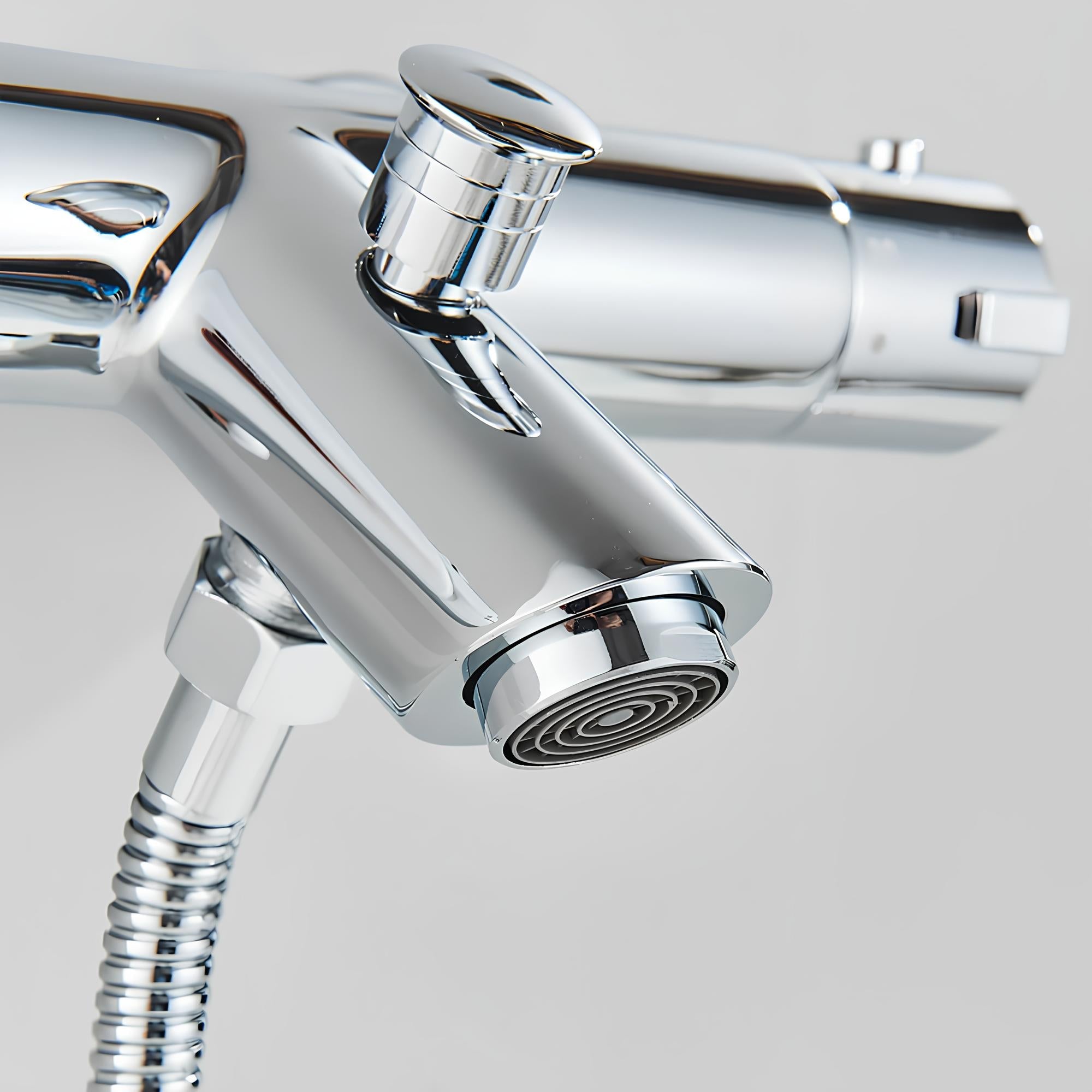 Robinet mitigeur thermostatique laiton poli design L'art du robinet