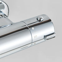Robinet mitigeur thermostatique laiton poli design L'art du robinet
