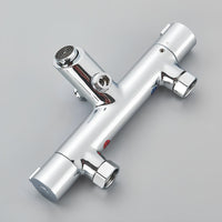 Robinet mitigeur thermostatique laiton poli design L'art du robinet