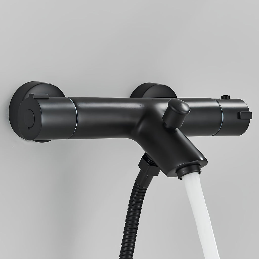 Robinet mitigeur thermostatique laiton poli design L'art du robinet
