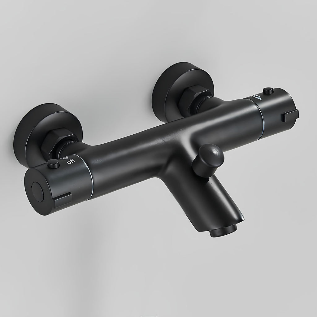 Robinet mitigeur thermostatique laiton poli design L'art du robinet