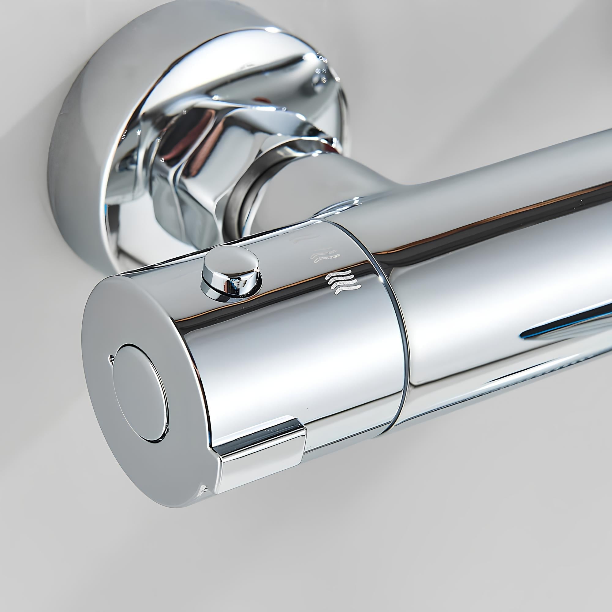 Robinet mitigeur thermostatique laiton poli design L'art du robinet