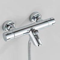 Robinet mitigeur thermostatique laiton poli design L'art du robinet
