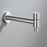 Robinet mural acier inoxydable eau froide intérieur extérieur L'art du robinet
