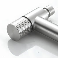 Robinet mural acier inoxydable eau froide intérieur extérieur L'art du robinet