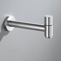 Robinet mural acier inoxydable eau froide intérieur extérieur L'art du robinet